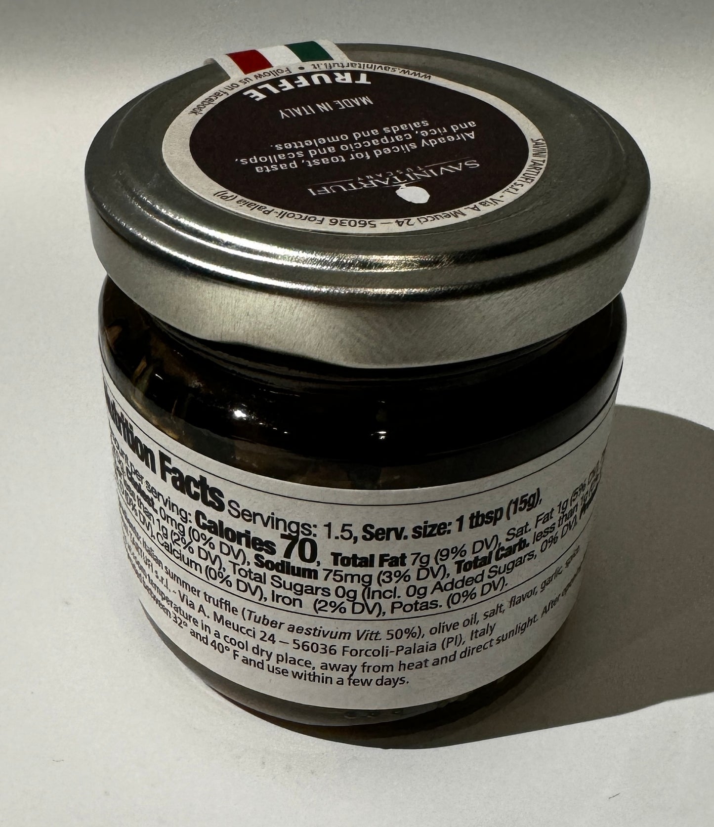 Sliced Truffle in Oil (Small- 3.2 oz)