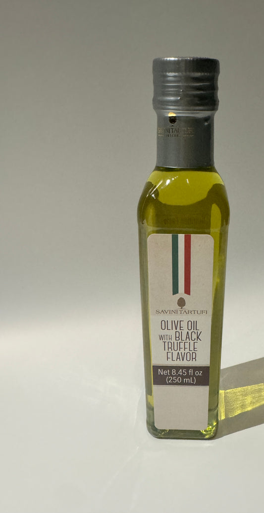 Olive oil with black truffle