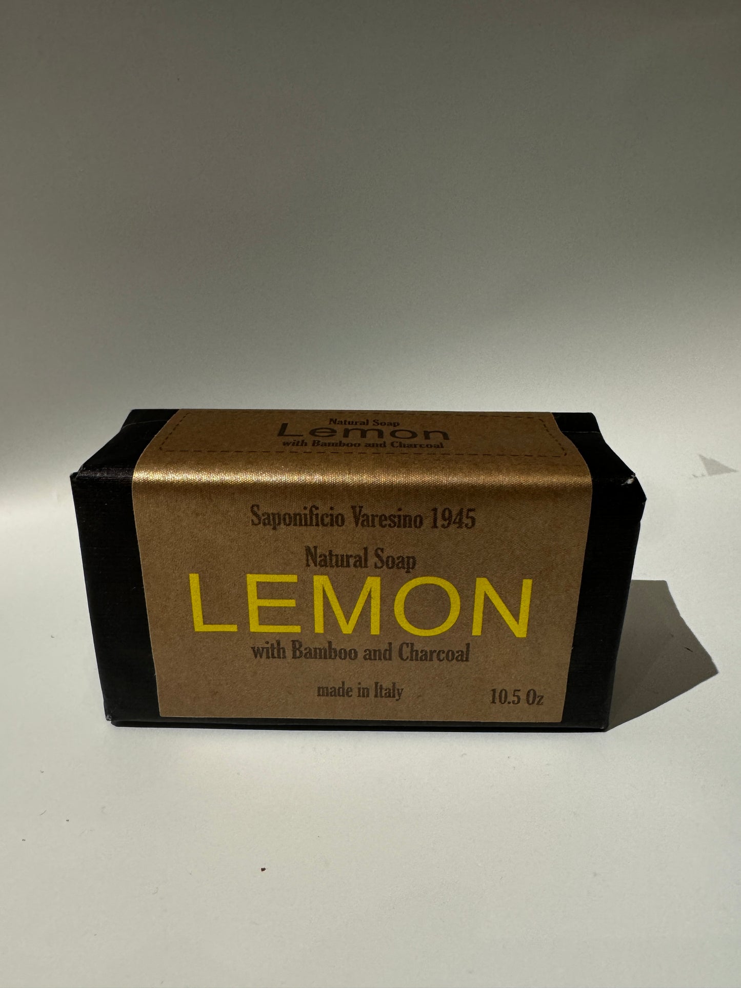 LEMON- With Bamboo and Charcoal Bar Soap